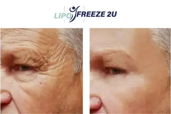 Mens before and after Morpheus 8 Gravesend results.