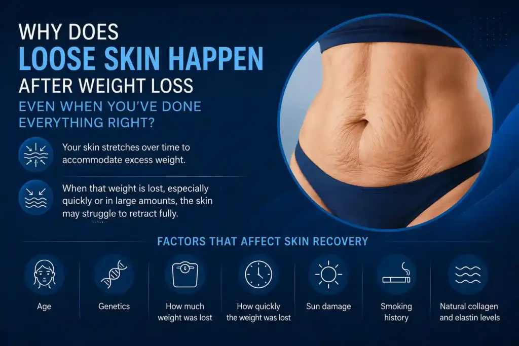 Why Does Loose Skin Happen After Weight Loss Even When You’ve Done Everything Right Gravesend?